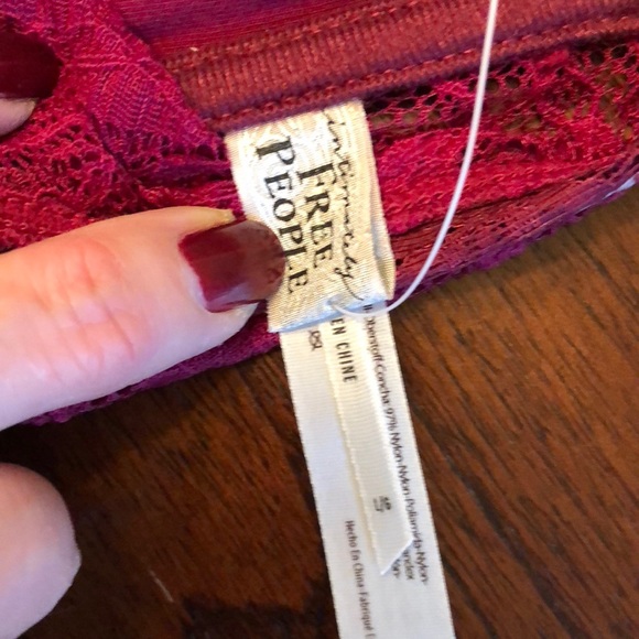 NWT Free People Intimately Lace Bandeau - Picture 3 of 3